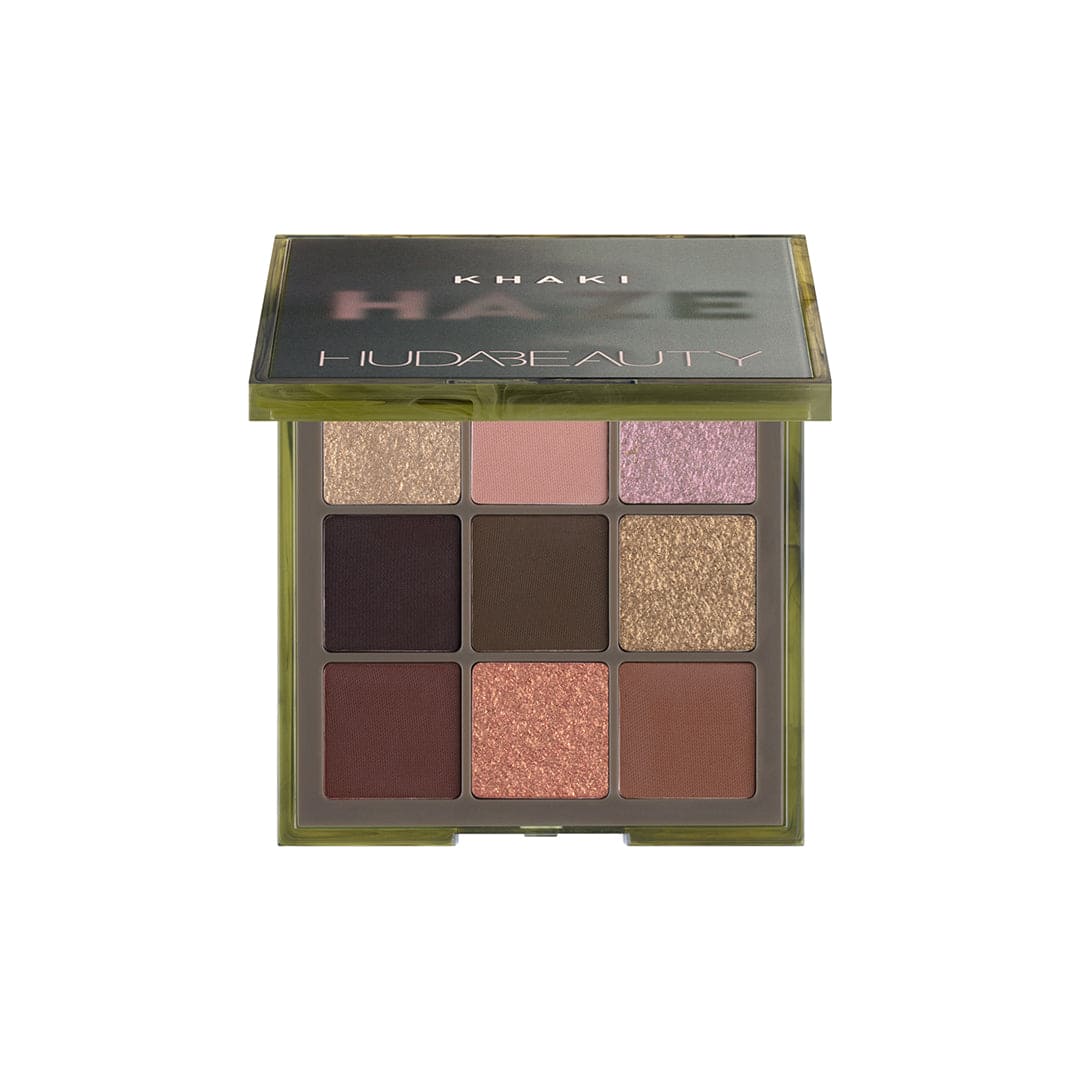 Huda Beauty Haze Obsessions Eyeshadow Palette - Khaki Eyeshadow - XOXO cosmetics