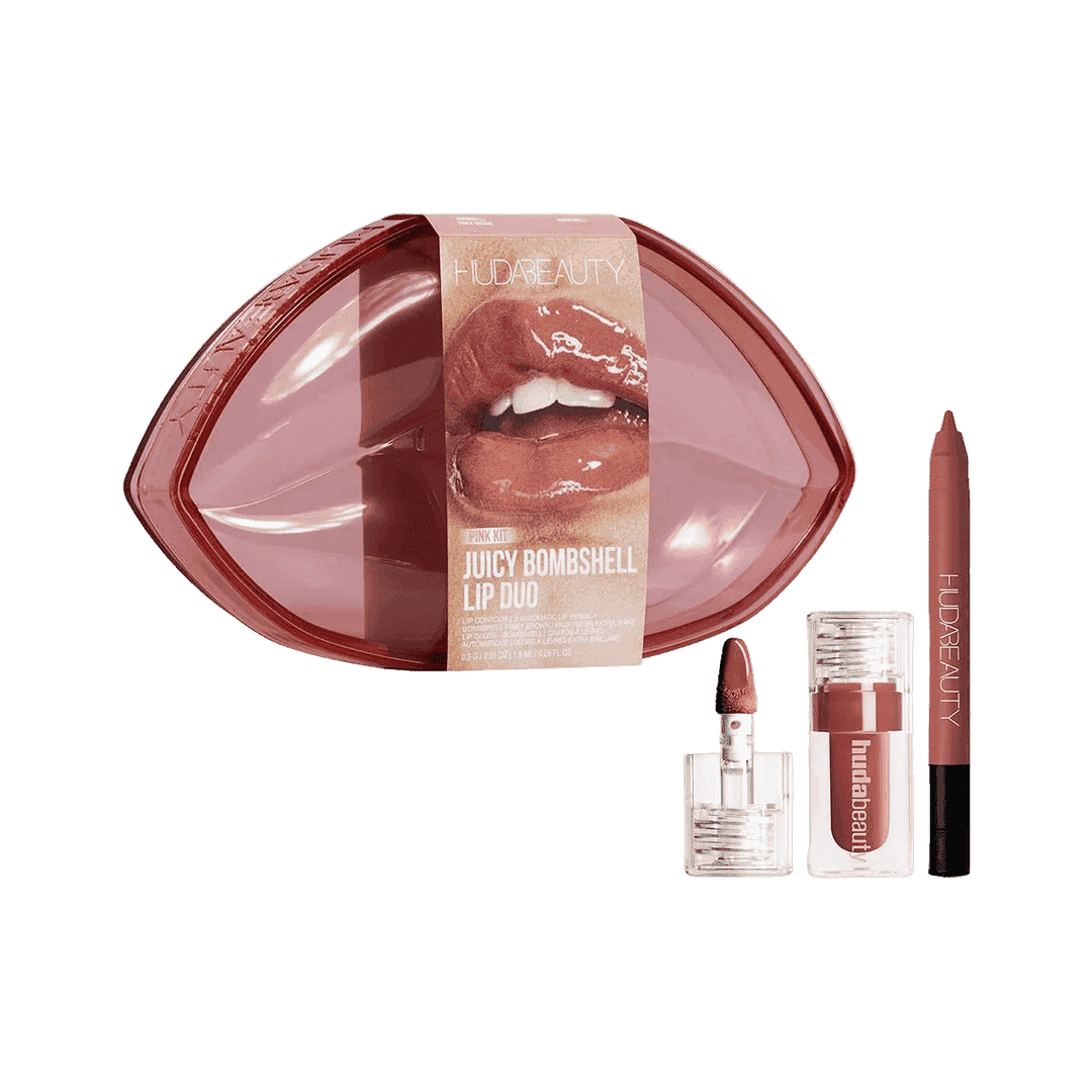 Huda Beauty Juicy Bombshell Lip Duo Lip Set - XOXO cosmetics