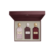 IBRAQ Diamond Collection Balas Rose - Purple Heart - Pink Sakura Perfume Set - XOXO cosmetics