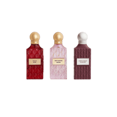 IBRAQ Diamond Collection Balas Rose - Purple Heart - Pink Sakura Perfume Set - XOXO cosmetics