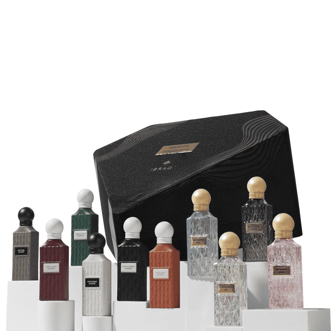 IBRAQ Mini Diamond Collection 10 x 20ml Perfume Set - XOXO cosmetics