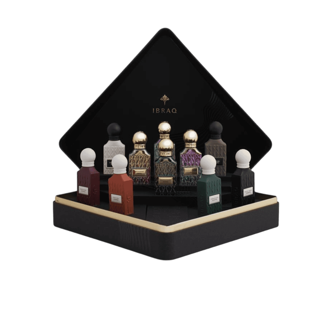 IBRAQ Mini Diamond Collection 10 x 20ml Perfume Set - XOXO cosmetics