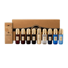 IBRAQ Tobacco Mini Perfume Collection 9 x 10ml Perfume Set - XOXO cosmetics