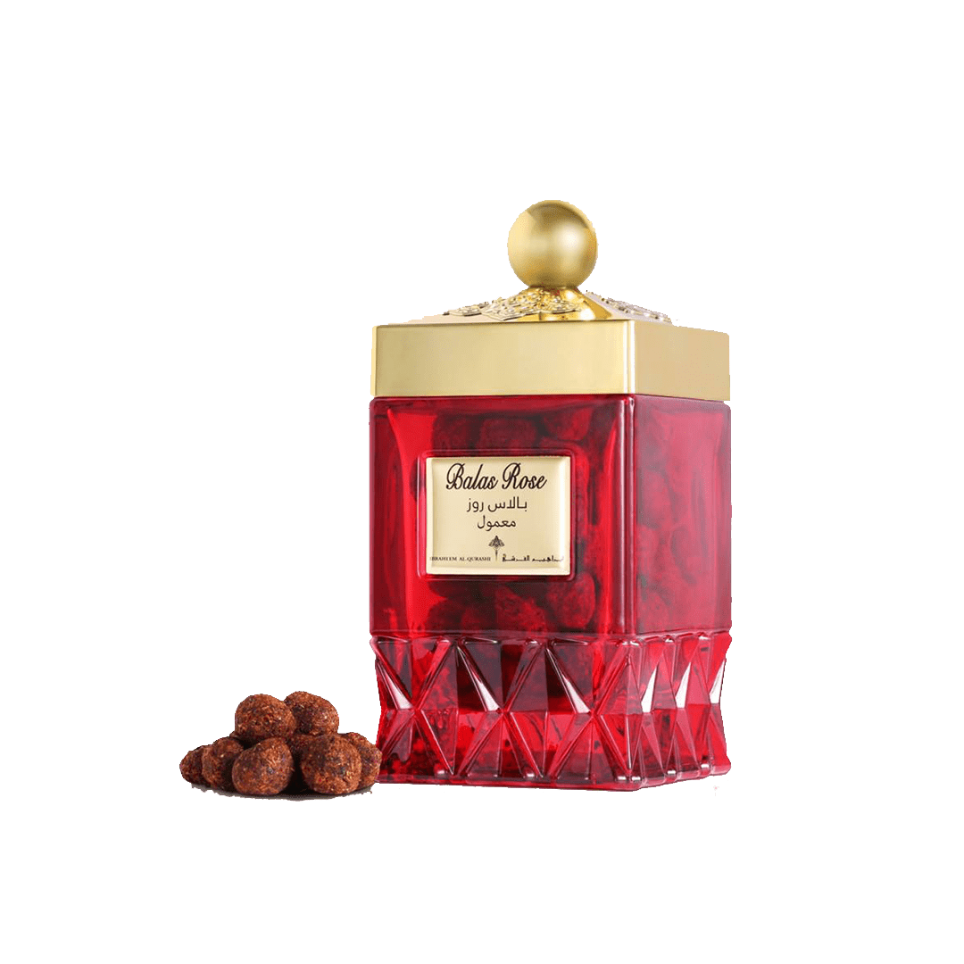 Ibrahim Al-Qurashi Balas Rose Maamoul - 70g Incense - XOXO cosmetics