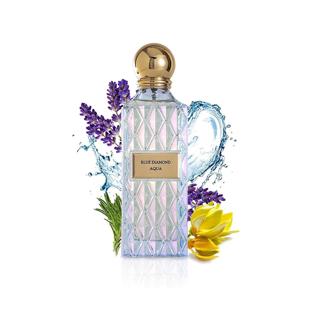 Ibrahim Al-Qurashi Blue Diamond Aqua Eau De Parfum - 200ml Perfume - XOXO cosmetics