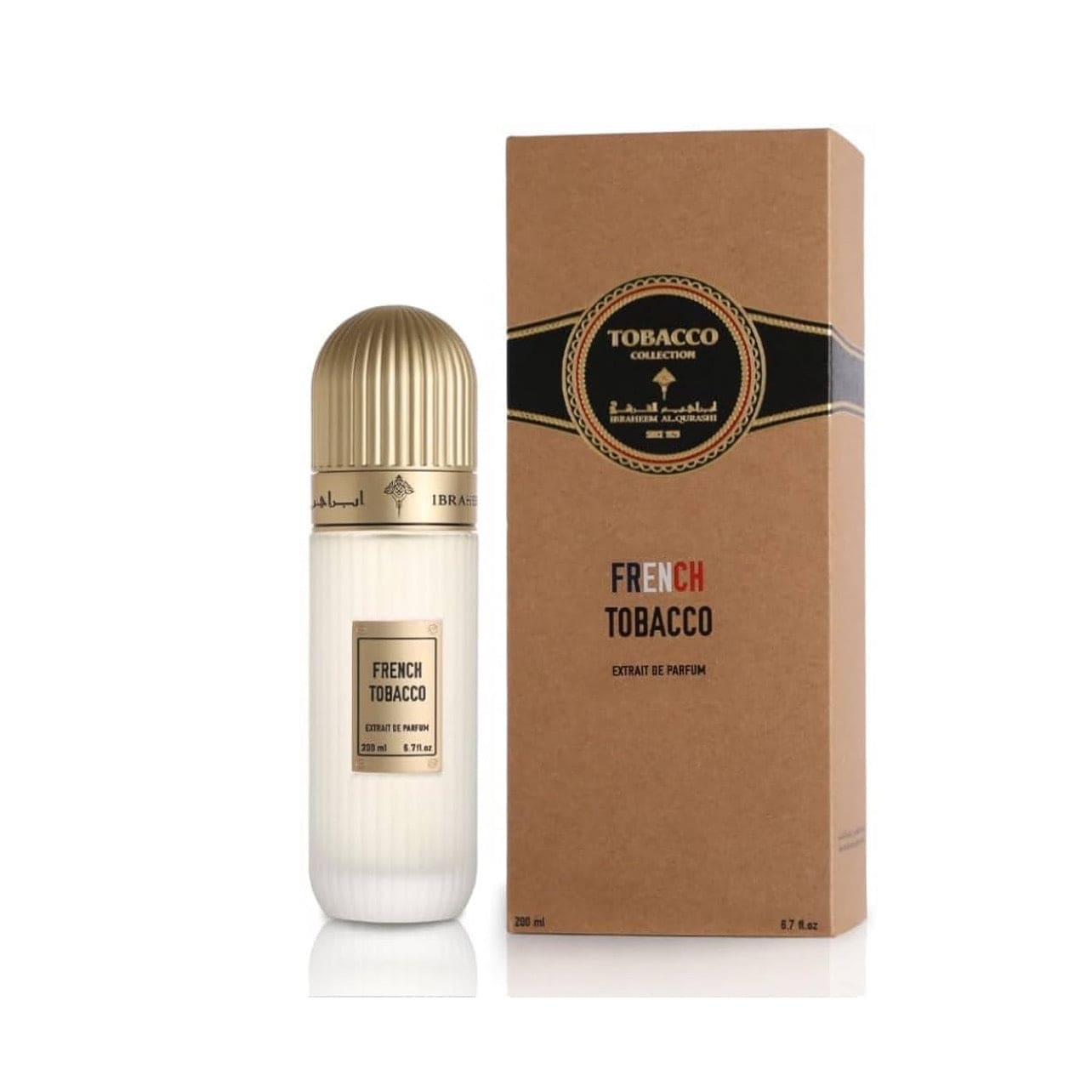 Ibrahim Al-Qurashi French Tobacco Eau De Parfum - 200ml Perfume - XOXO cosmetics