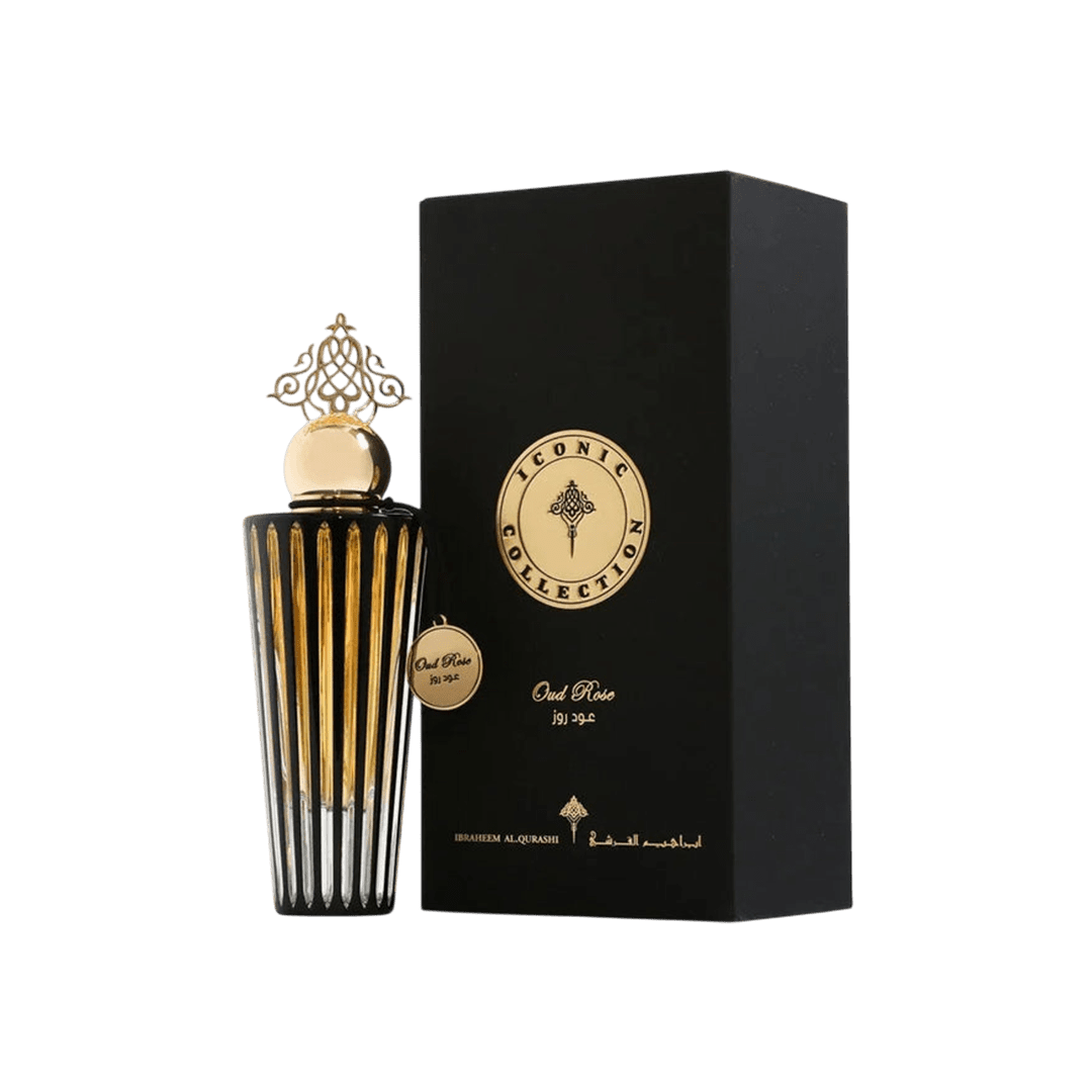 Ibrahim Al-Qurashi Oud Rose Tobacco Iconic Collection - 75ml Perfume - XOXO cosmetics