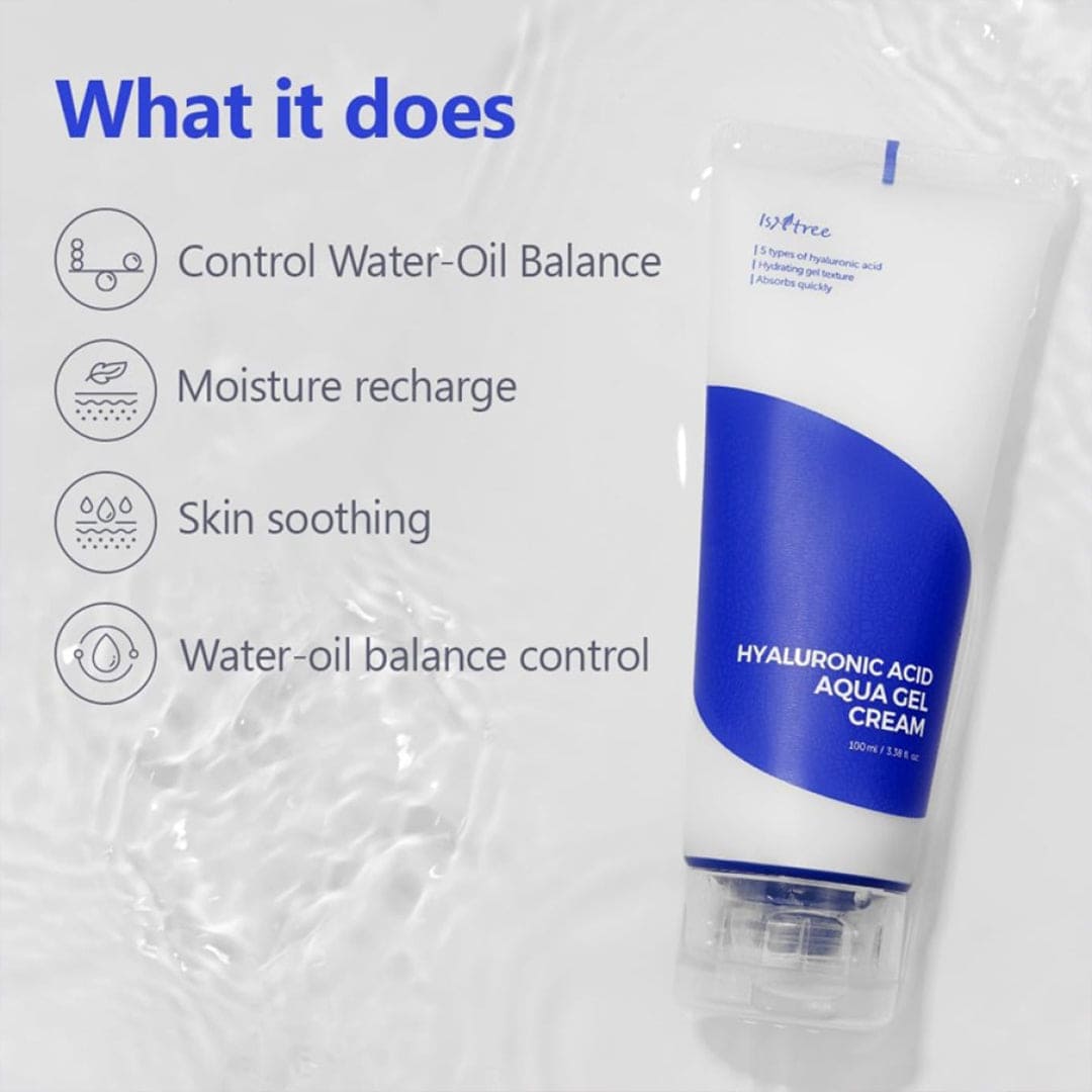 Isntree Hyaluronic Aqua Gel Cream - 100ml face moisturizer - XOXO cosmetics