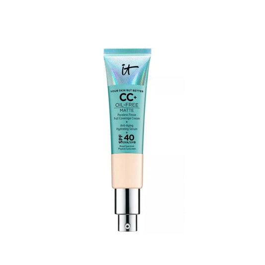 It Cosmetics CC+ SPF 40 Oil-Free Matte Cream - Medium Foundation - XOXO cosmetics