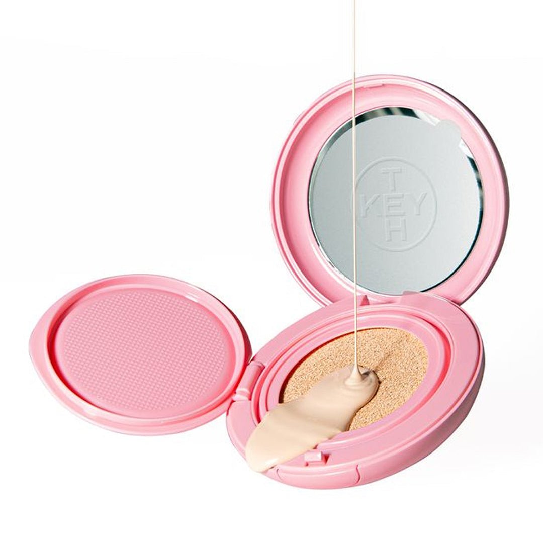 KEYTH Colored Pink Magnet Cushion - 01 Ivory Beige Foundation - XOXO cosmetics