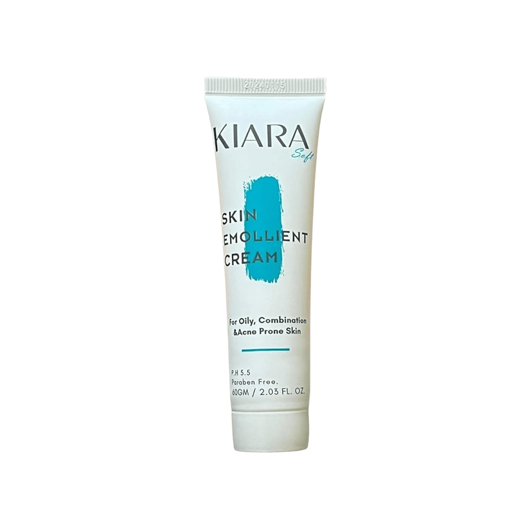 KIARA Emollient Cream For Oily, Combination And Acne Prone Skin - 60g Moisturizer - XOXO cosmetics
