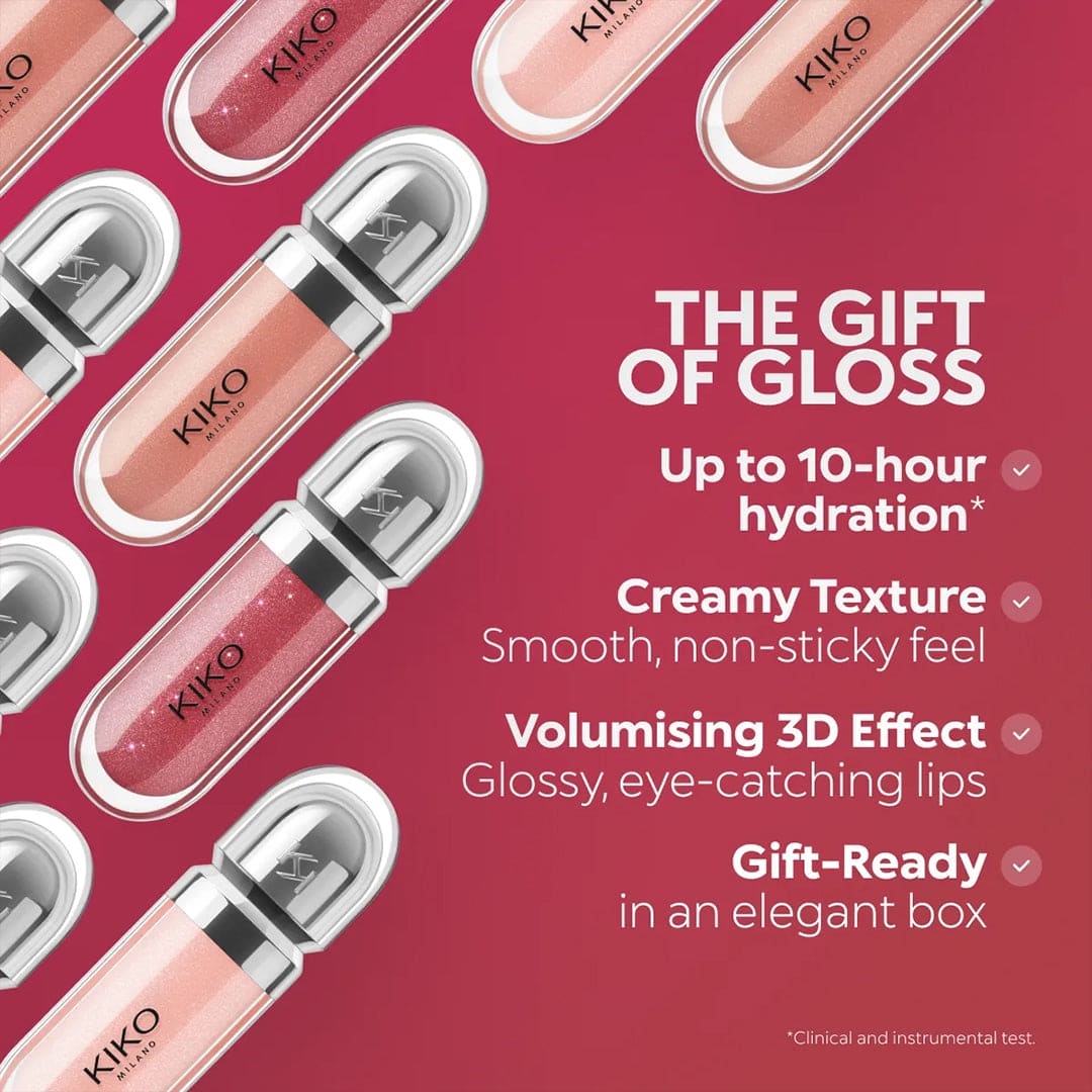 KIKO Milano Glossy Lip Set - #03 Lip Kit - XOXO cosmetics