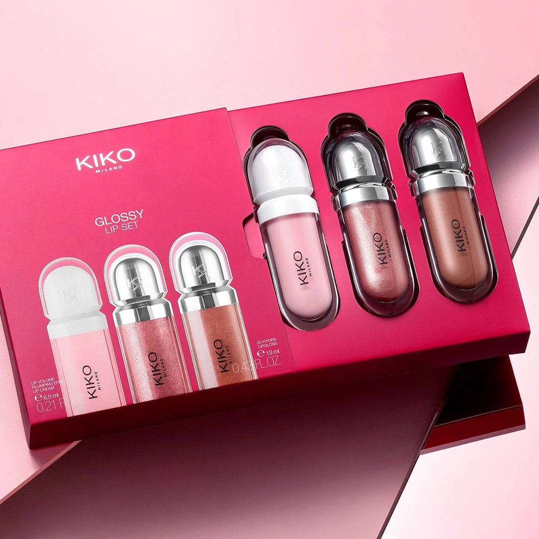 KIKO Milano Glossy Lip Set Lip Kit - XOXO cosmetics