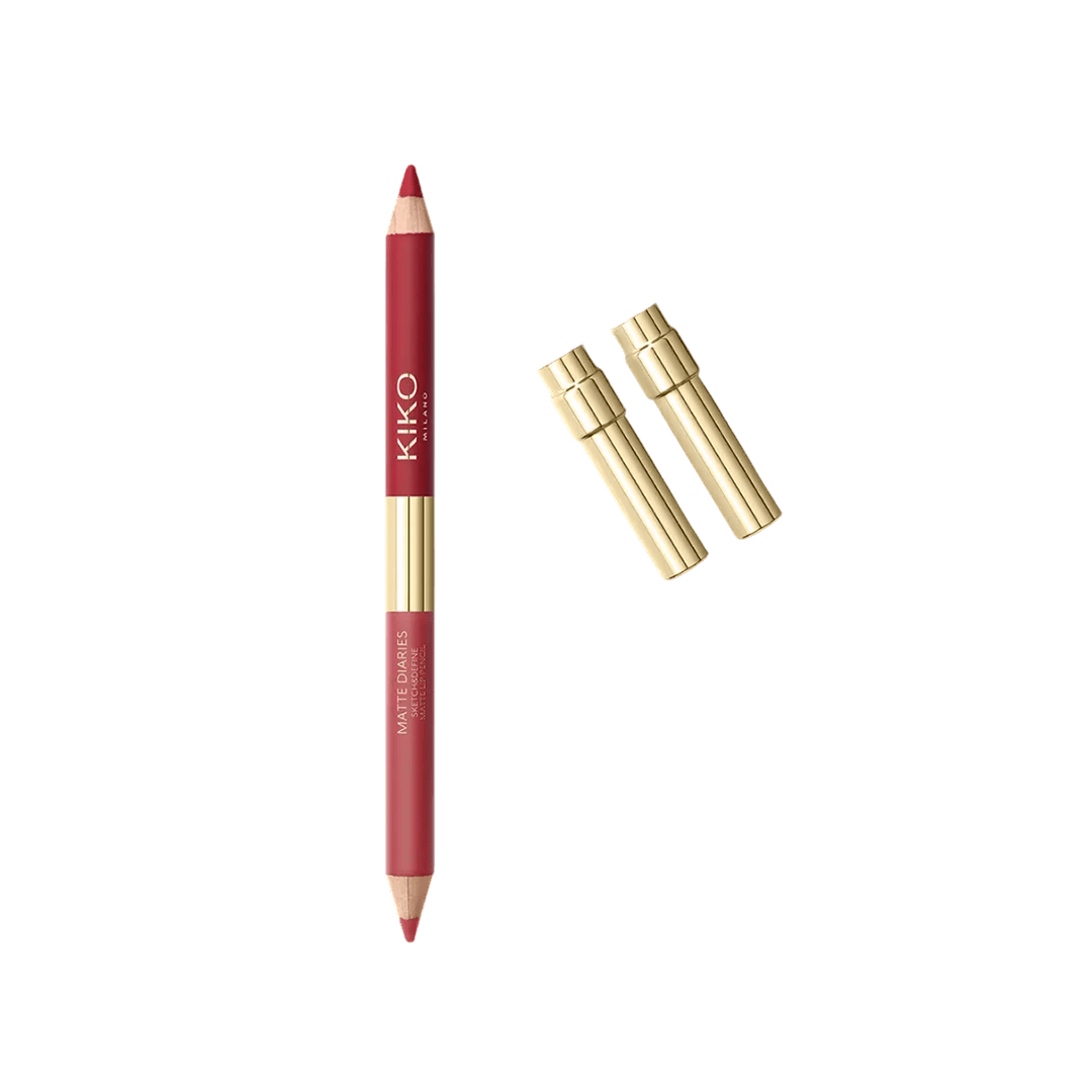 KIKO Milano Matte Diaries Sketch & Define Matte Lip Pencil - 04 Autumn Jam Lip Liner - XOXO cosmetics