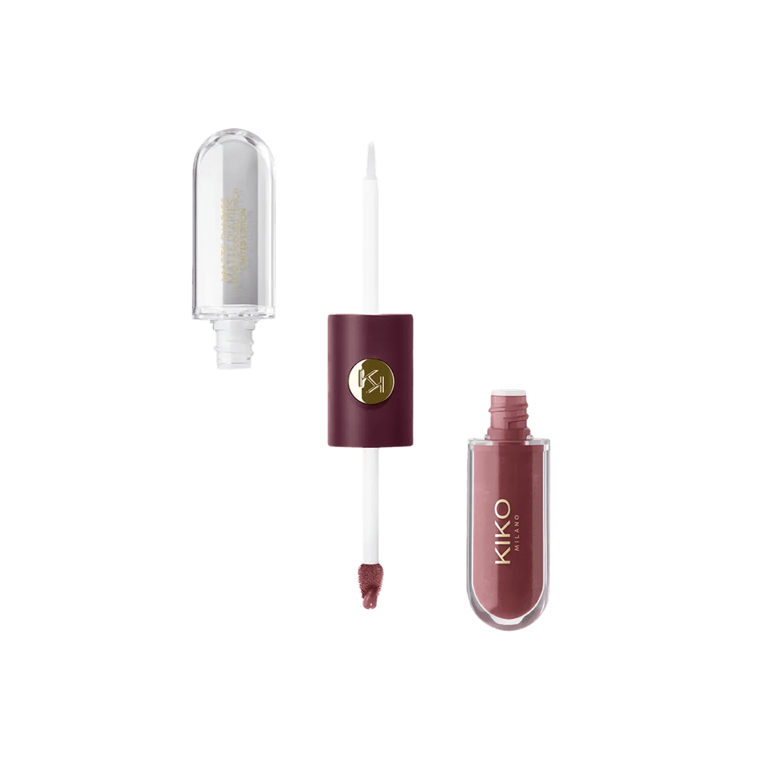 KIKO Milano Matte Diaries Unlimited Double Touch Liquid Lip Colour Liquid Lipstick - XOXO cosmetics