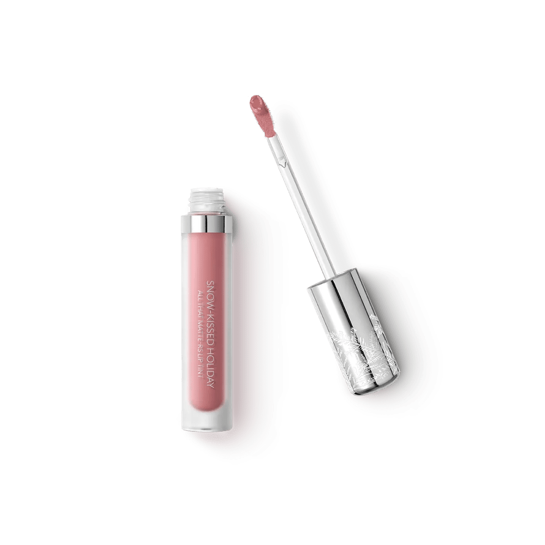KIKO Milano Snow-Kissed Holiday Lip Tint - 01 Rose Retreat Lip Tint - XOXO cosmetics