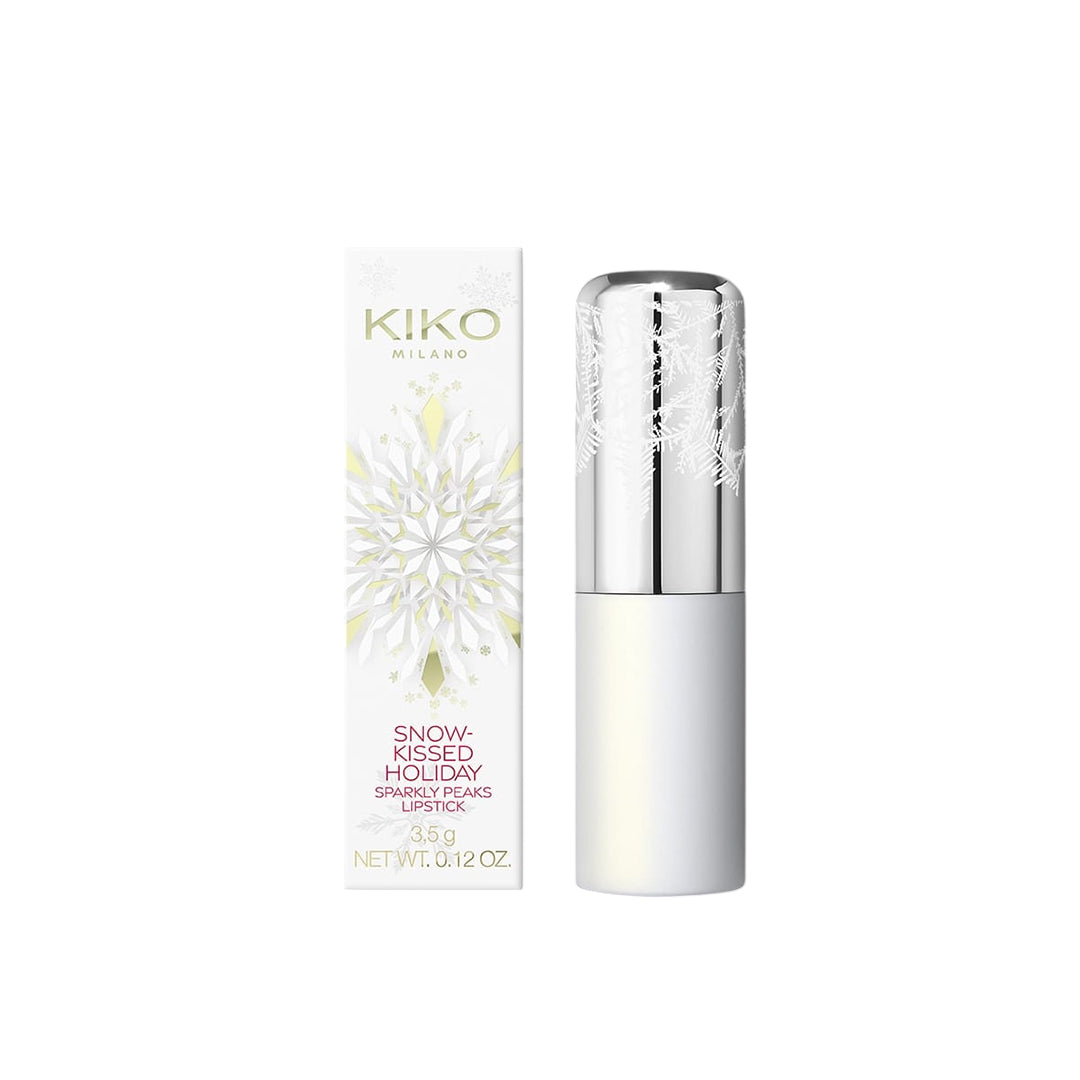 KIKO Milano Snow-Kissed Holiday Sparkle Peaks Lipstick Lipstick - XOXO cosmetics
