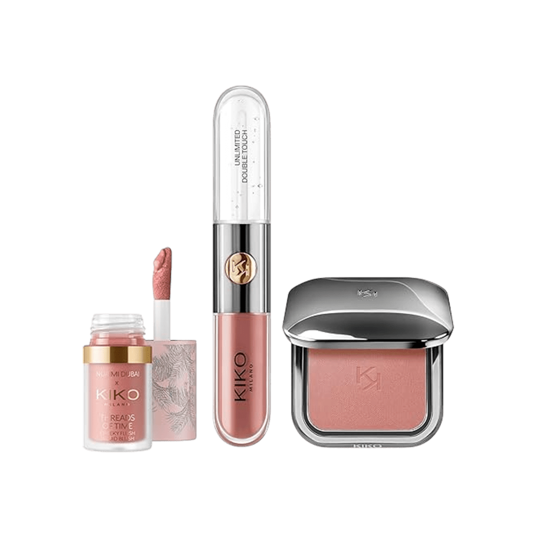 KIKO Milano Threads Of Time - Lip To Cheek Makeup Kit Gift Set - XOXO cosmetics