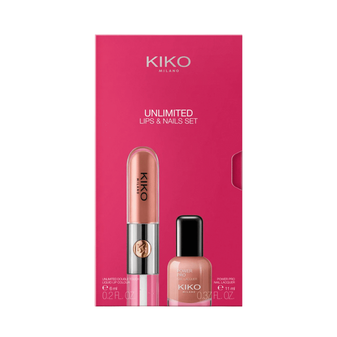 KIKO Milano Unlimited Lips & Nails Set Makeup Set - XOXO cosmetics
