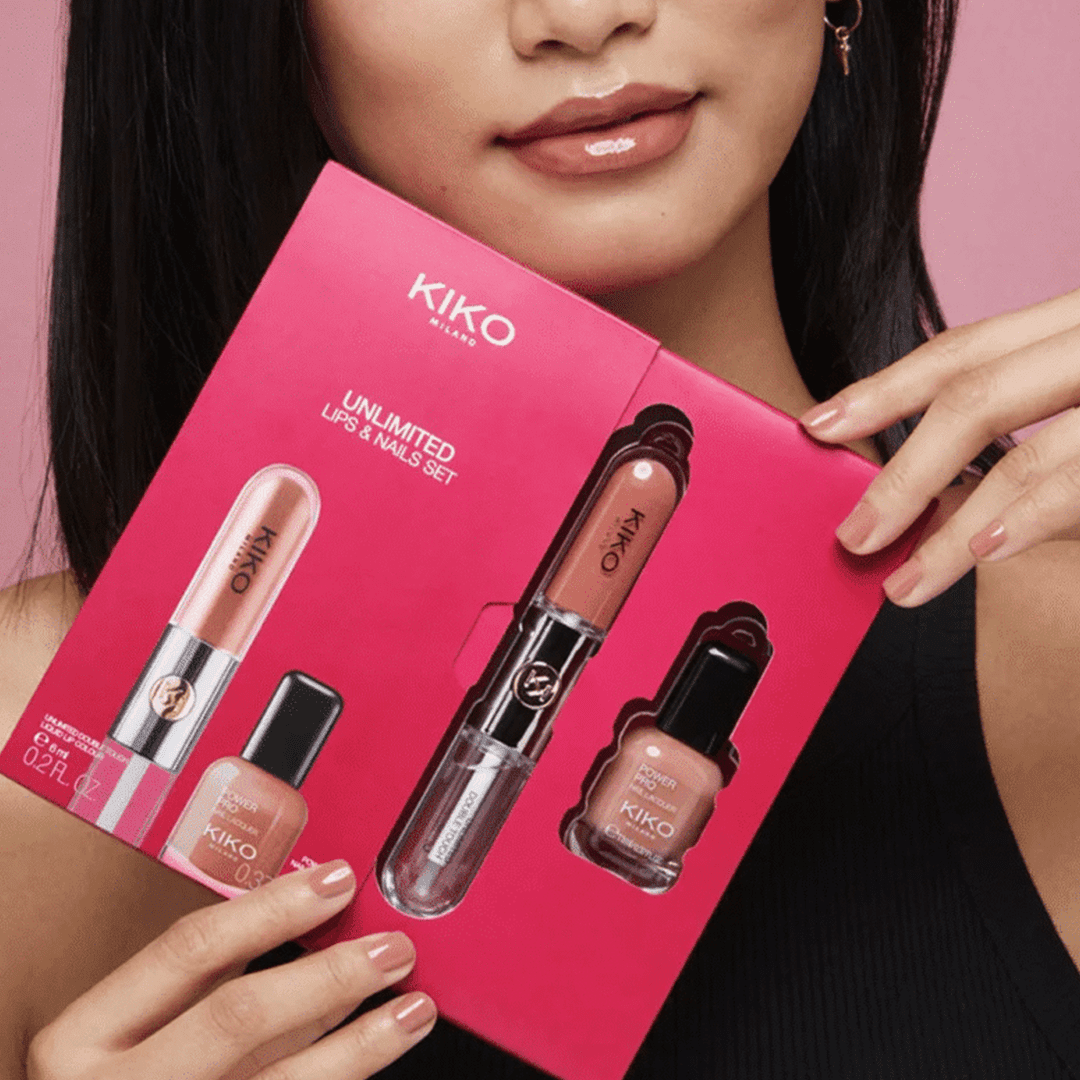 KIKO Milano Unlimited Lips & Nails Set Makeup Set - XOXO cosmetics