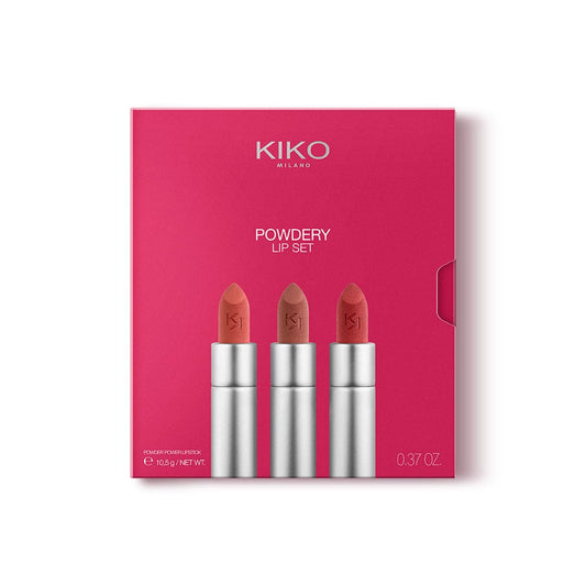 KIKO Powdery Lip Set Lip Set - XOXO cosmetics