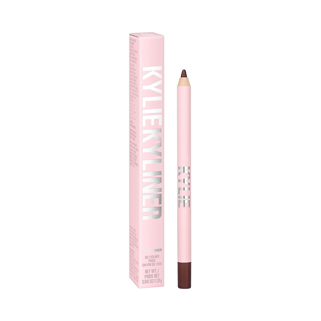 KYLIE KYLINER Gel Eyeliner Pencil - 010 Brown Shimmer Kohl Kajal - XOXO cosmetics