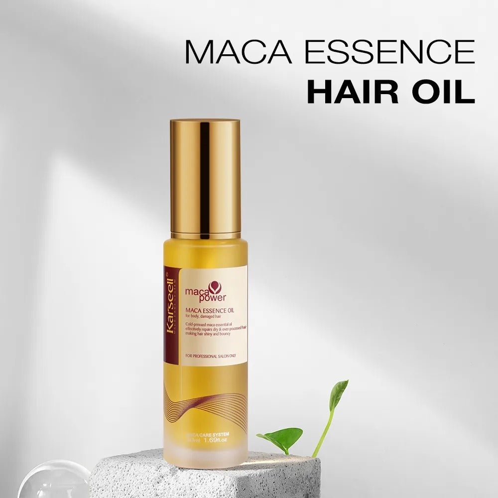 Karseell Maca Essence Oil For Body, Damaged Hair - 50ml Hair Oil - XOXO cosmetics