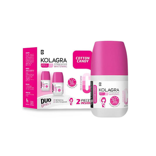 Kolagra Roll-On Whitening Deodorant Cotton Candy Deodorant - XOXO cosmetics