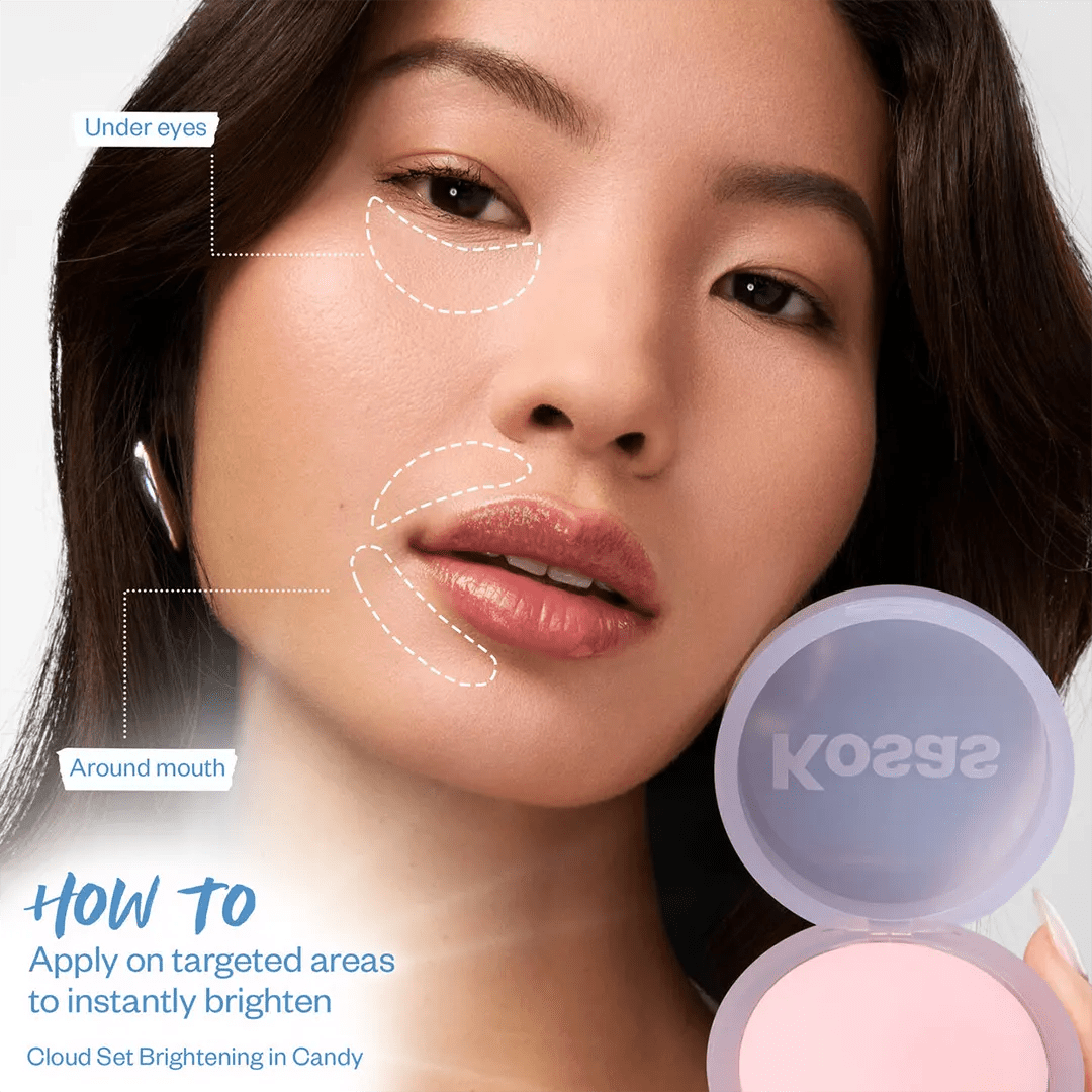 Kosas Cloud Set Baked Setting & Smoothing Powder - Candy Powder - XOXO cosmetics