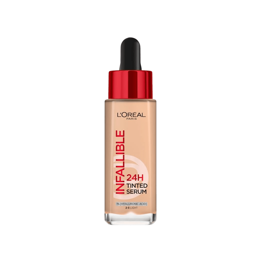 L’Oréal Paris Infallible 24H Tinted Serum Foundation - 2-3 Light Foundation - XOXO cosmetics