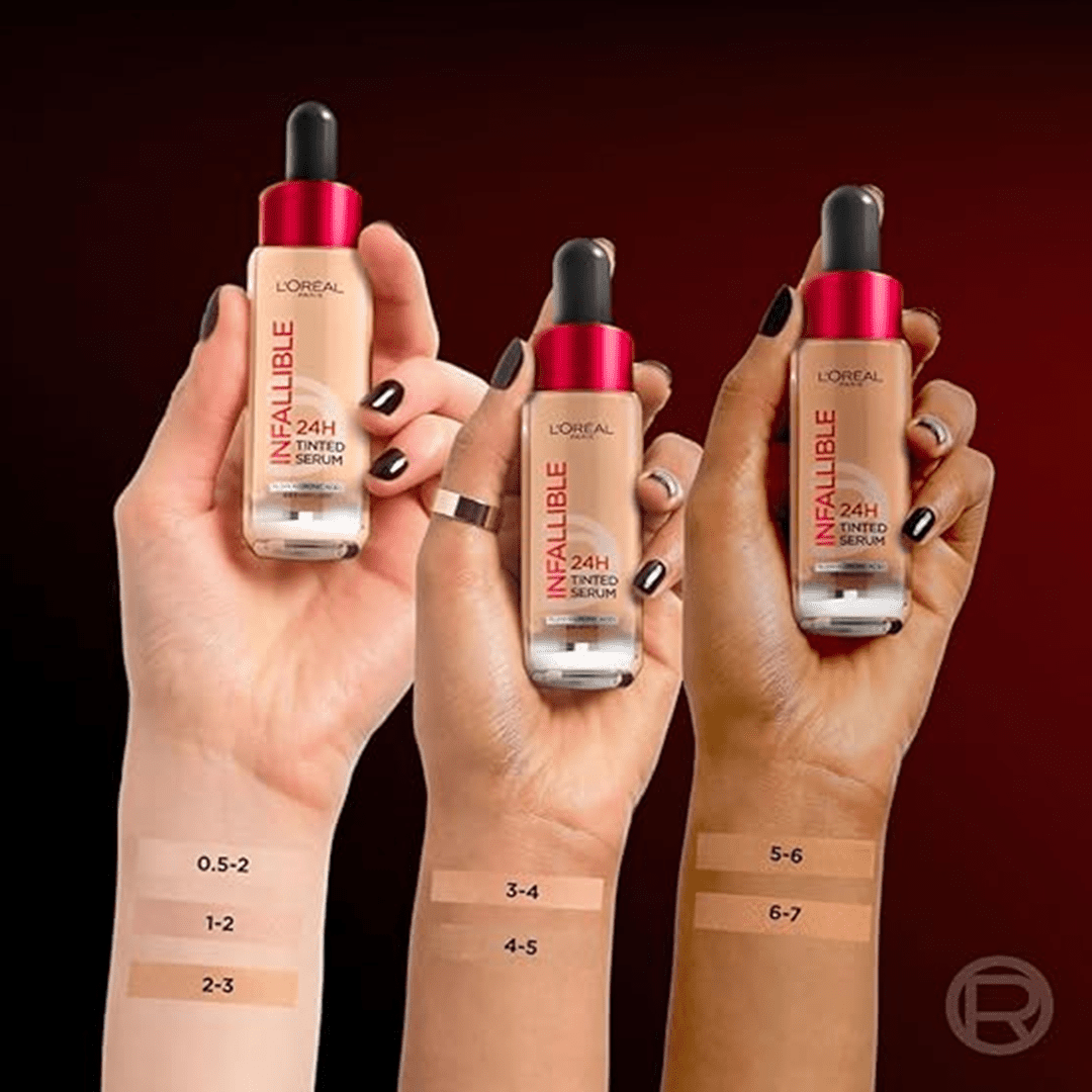 L’Oréal Paris Infallible 24H Tinted Serum Foundation - 2-3 Light Foundation - XOXO cosmetics