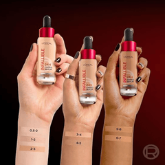 L’Oréal Paris Infallible 24H Tinted Serum Foundation - 2-3 Light Foundation - XOXO cosmetics