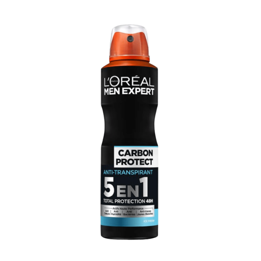 L'Oreal Paris MEN EXPERT 72H Carbon Protect 5in1 Anti-Transpirant Deodorant Spray Deodorant Spray - XOXO cosmetics