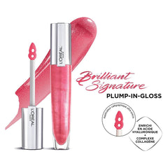 L'Oréal Paris Rouge Signature Plumping Lip Gloss Lip Gloss - XOXO cosmetics