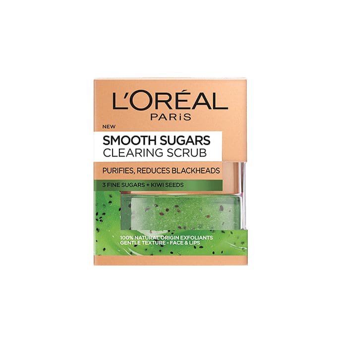 L'Oreal Paris Smooth Sugar Scrubs with Kiwi Seeds Face Scrub - XOXO cosmetics