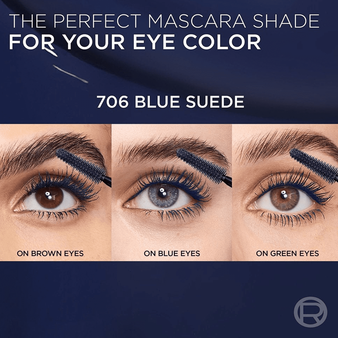L'Oreal Paris Volume Million Lashes Panorama Mascara - 706 Blue Suede Mascara - XOXO cosmetics