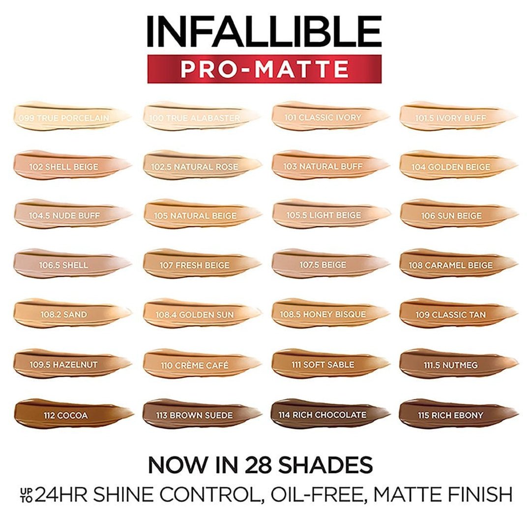 L'oreal Infallible Pro-Matte Foundation Foundation - XOXO cosmetics