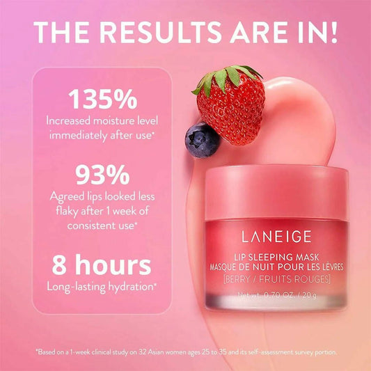 LANEIGE Lip Sleeping Mask - 20g Lip Mask - XOXO cosmetics