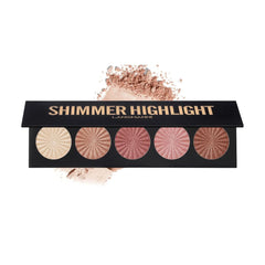 LANGMANNI 8 Colors Highlighter Powder Palette Highlighter - XOXO cosmetics