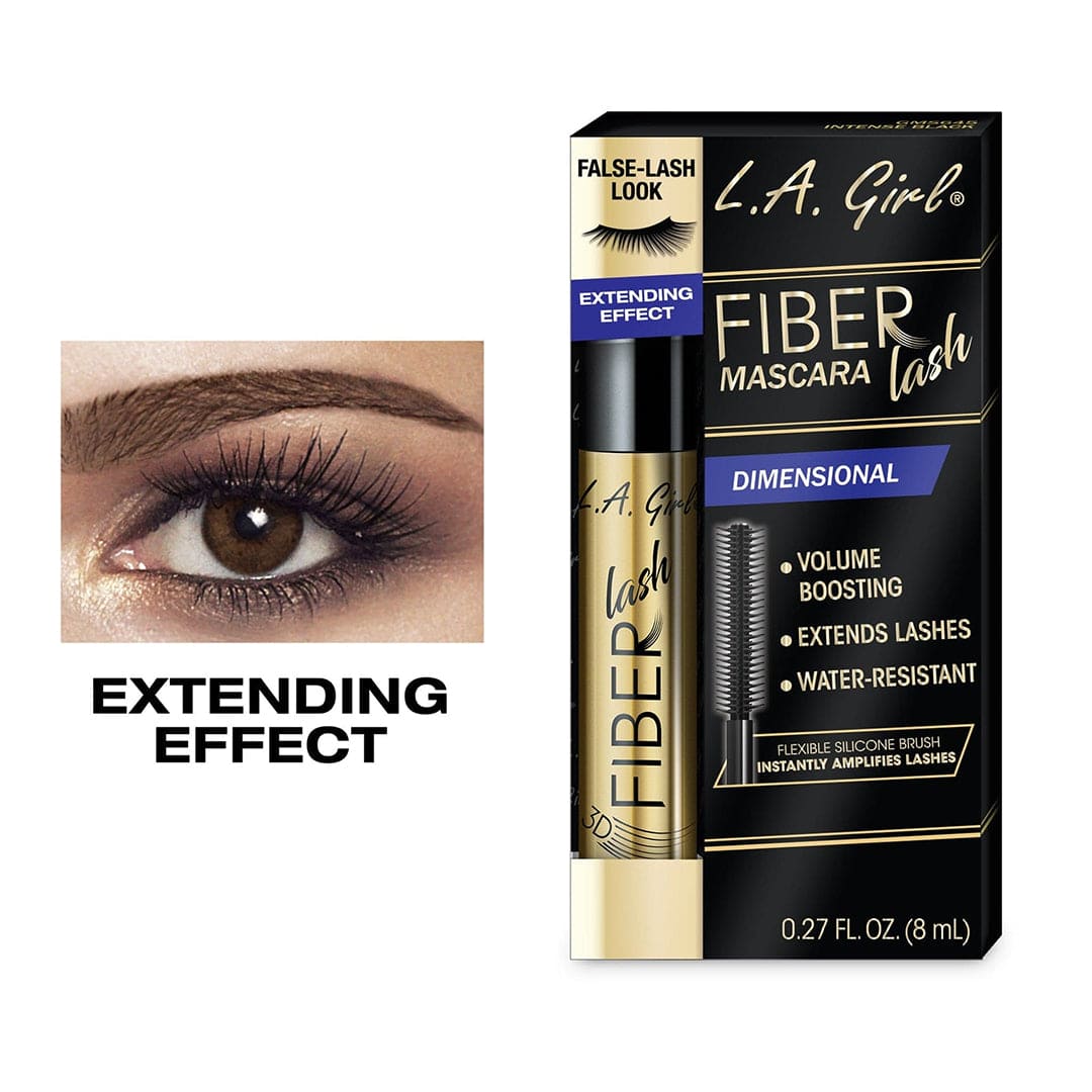 La Girl Fiber Lash Extending Effect Mascara - Intense Black - XOXO cosmetics