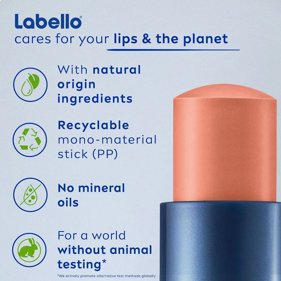 Labello Caring Beauty Nude Lip Balm - XOXO cosmetics