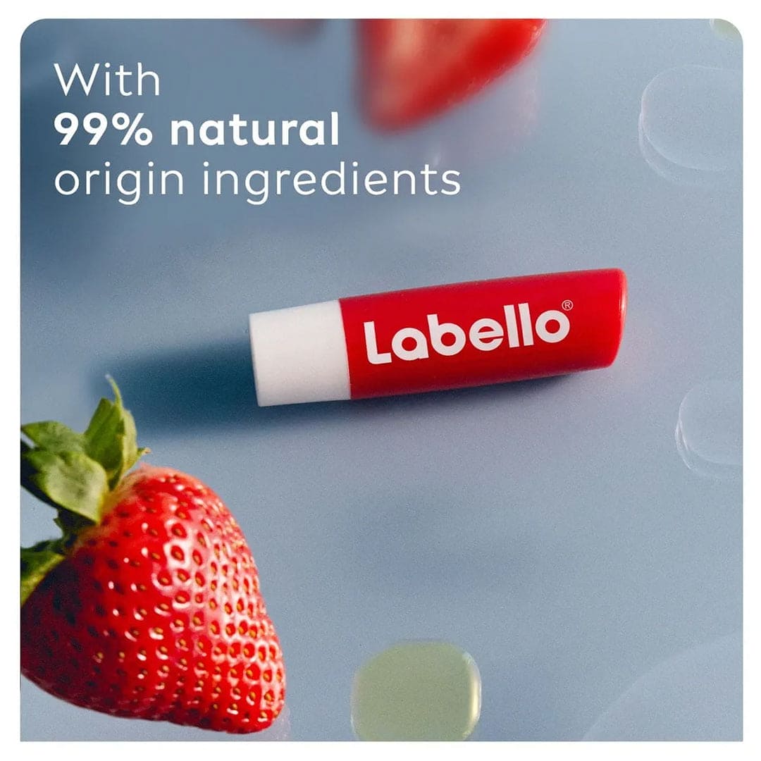 Labello Strawberry Shine Lip Balm Lip Balm - XOXO cosmetics