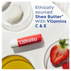 Labello Strawberry Shine Lip Balm Lip Balm - XOXO cosmetics