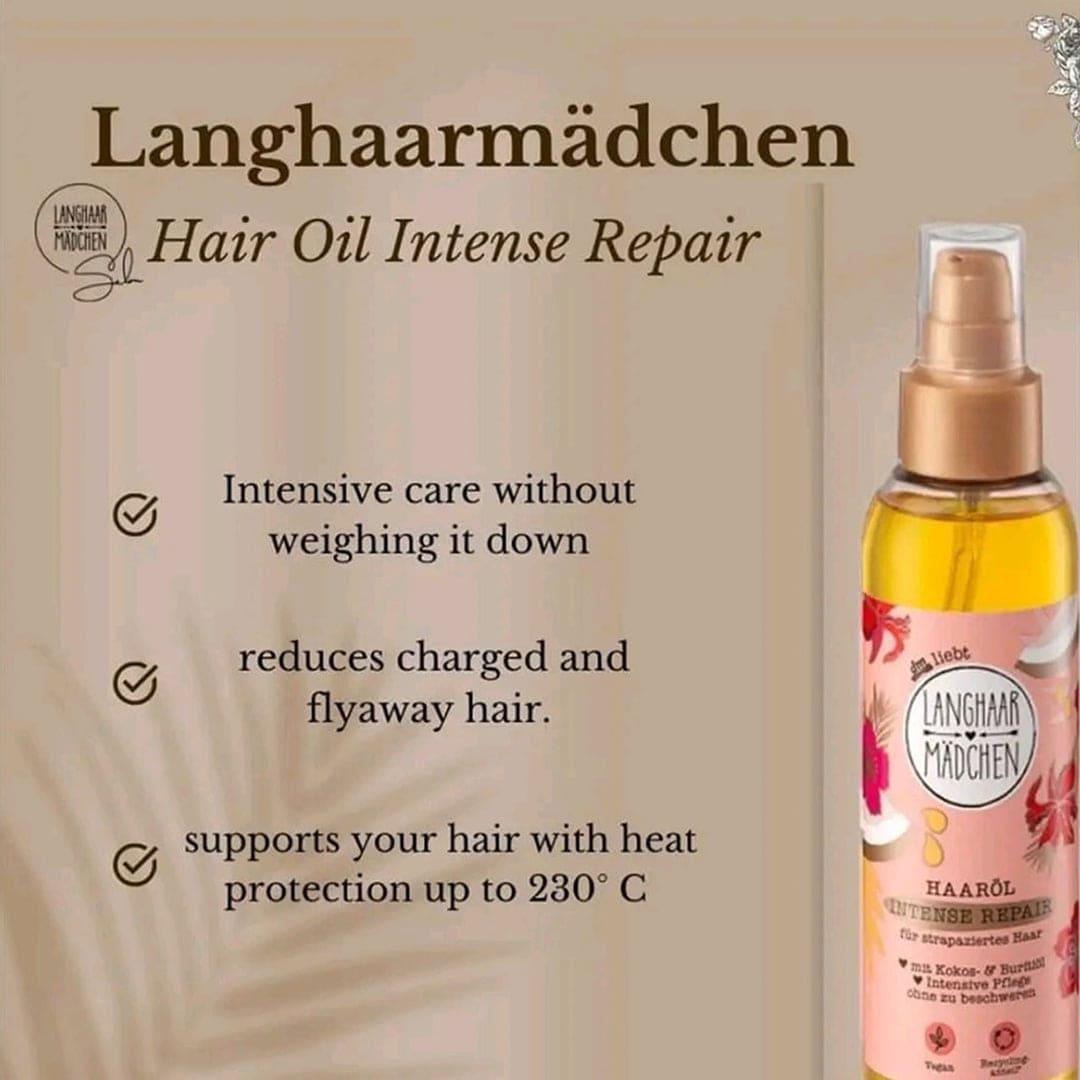 Langhaar Madchen Intense Repair Hair Oil Hair Oil - XOXO cosmetics