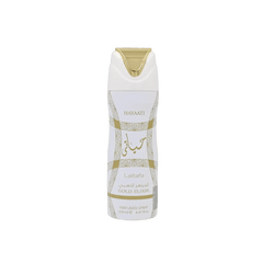 Lattafa Hayaati Gold Elixir Deo Perfumed Spray For Unisex - 200ml Body Spray - XOXO cosmetics