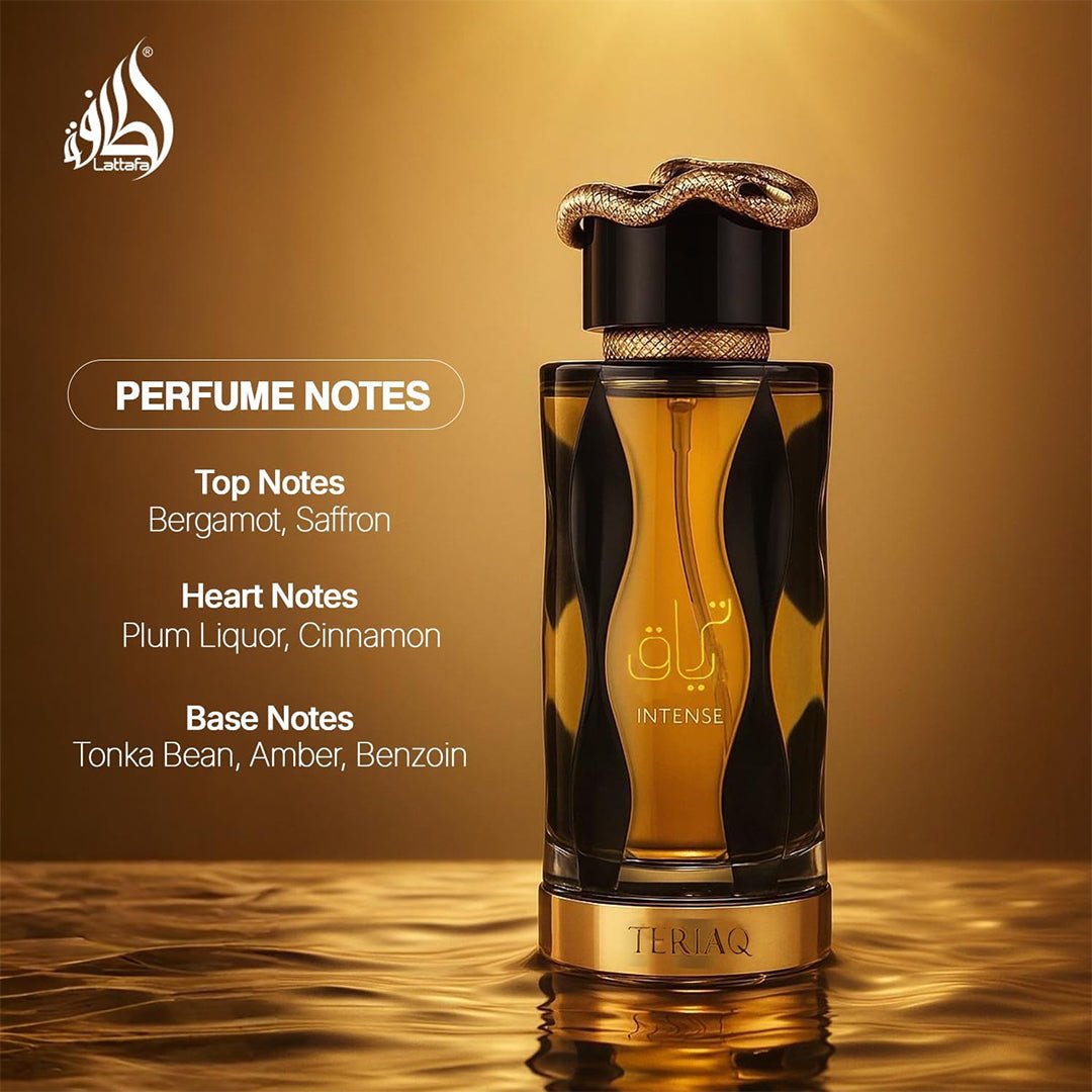 Lattafa Teriaq Intense Oriented Fragrances Perfume - XOXO cosmetics
