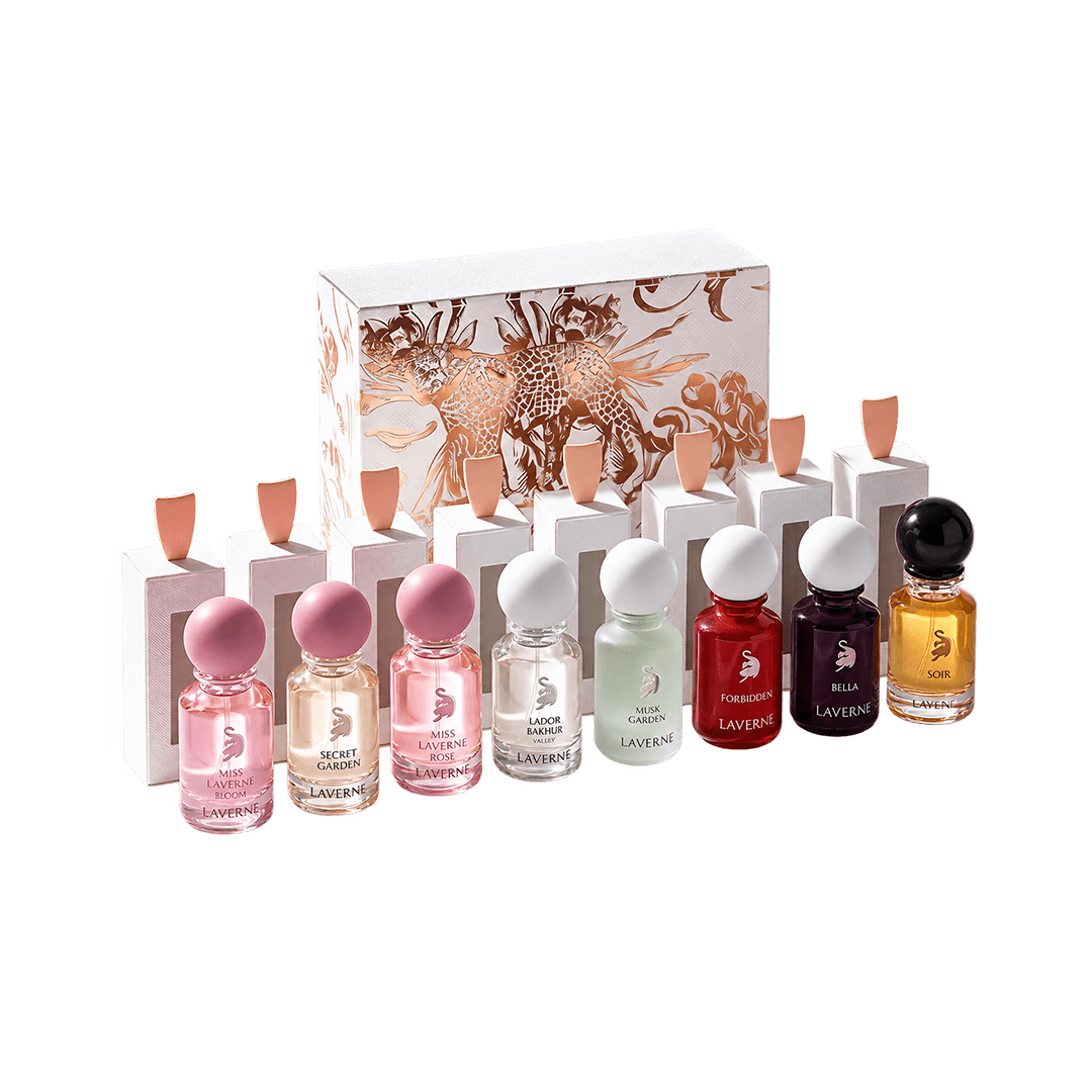 Laverne Riyadh Eau De Parfum Collection 8 x 3ml Perfume Set - XOXO cosmetics
