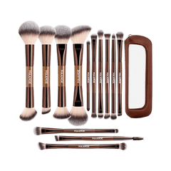 MAANGE 13Pcs Makeup Brush Set + Cosmetics Bag Makeup Tools - XOXO cosmetics
