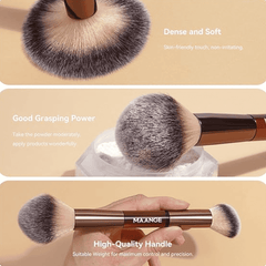 MAANGE 13Pcs Makeup Brush Set + Cosmetics Bag Makeup Tools - XOXO cosmetics