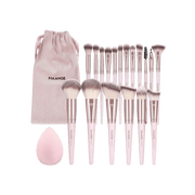 MAANGE 18Pcs Makeup Brush Set + 1 Brush Egg + 1 Velvet Pouch Makeup Tools - XOXO cosmetics
